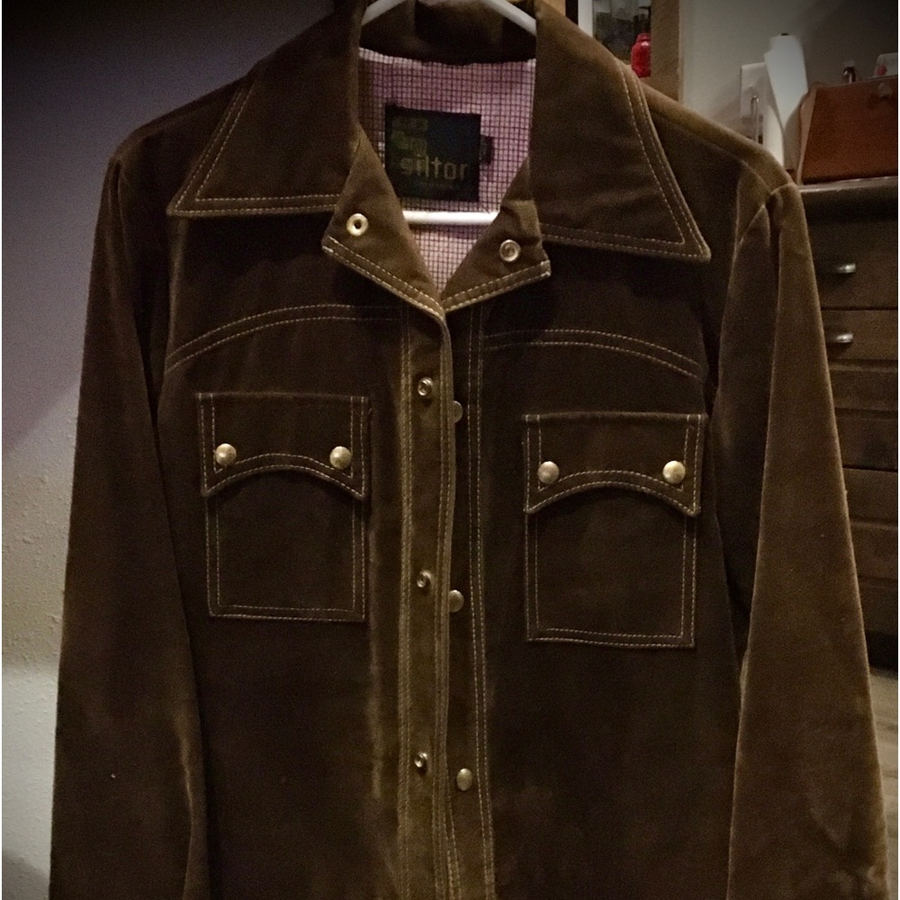 Men’s Vintage Silton California suede jacket size S